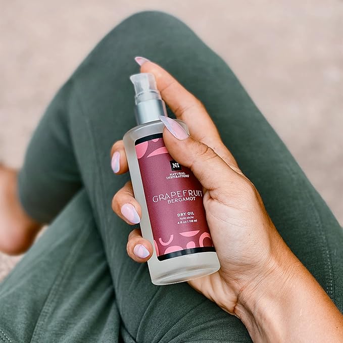 Natural Inspirations Grapefruit Bergamot Body & Face Dry Oil 4oz