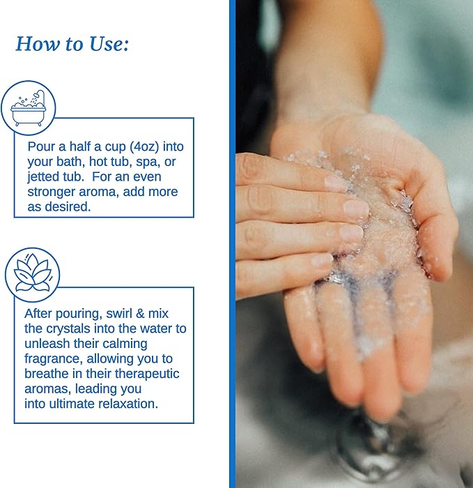 Relax Spa & Bath, Epsom & Dead Sea Salts, Aromatherapy Bath Salts for Hot Tub, Bath, or Spa, Infused with Magnesium, Sports Therapy