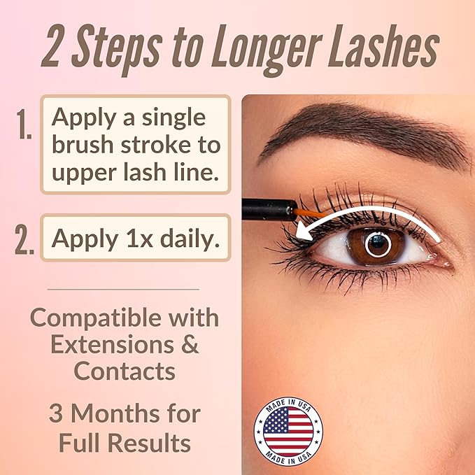 LeVaye Cosmetics Show Lash Eyelash Serum for Longer, Thicker, Gorgeous Looking Lashes, Cruelty Free Lash Serum