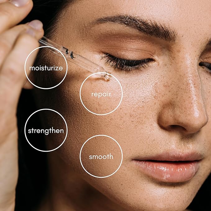 AgeDelay Multi-Vitamin Night Facial Oil - Intensive Skin Tightening Oil & Moisturizer - Nourishes Protects & Rejuvenates - Antioxidant Serum w/Vitamin E, Omega 3,6,9 & Seaweed - 30ml