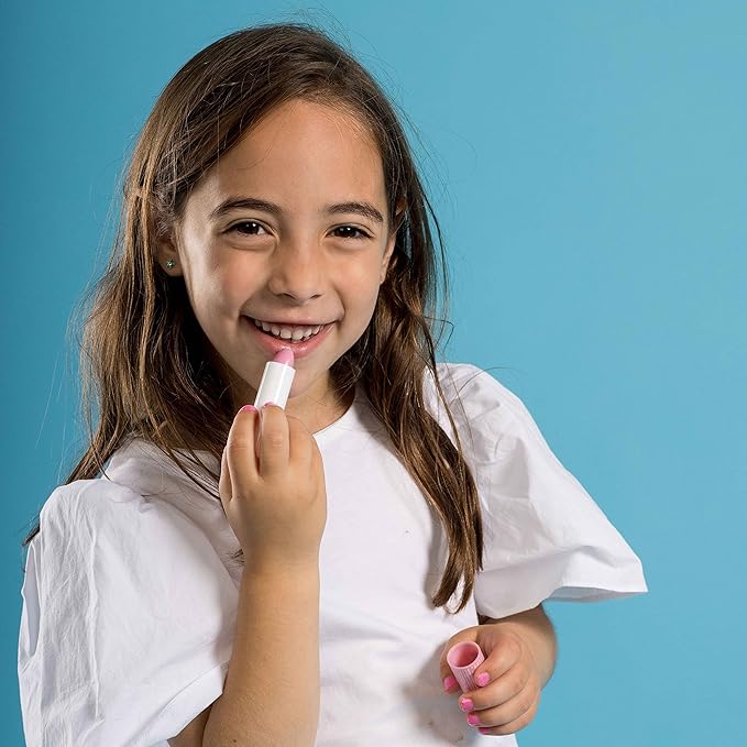 Miss Nella set of 3 Hypoallergenic children Lip Balms- HONEY BUNNY, SWEET CHEEKS & CUTIE PIE, Non Toxic Make Up for kids, perfect for those with sensitive skin.