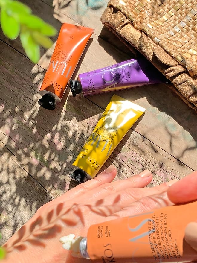 natura - Ekos Maracujá Hand Cream - Calming Hand Balm - Fast Absorption - 24-Hour Deep Hydration Skin Moisturizer - Vegan Skin Care - Brazilian Beauty Secrets - Self Care & Body Care - 2.6oz (75g)