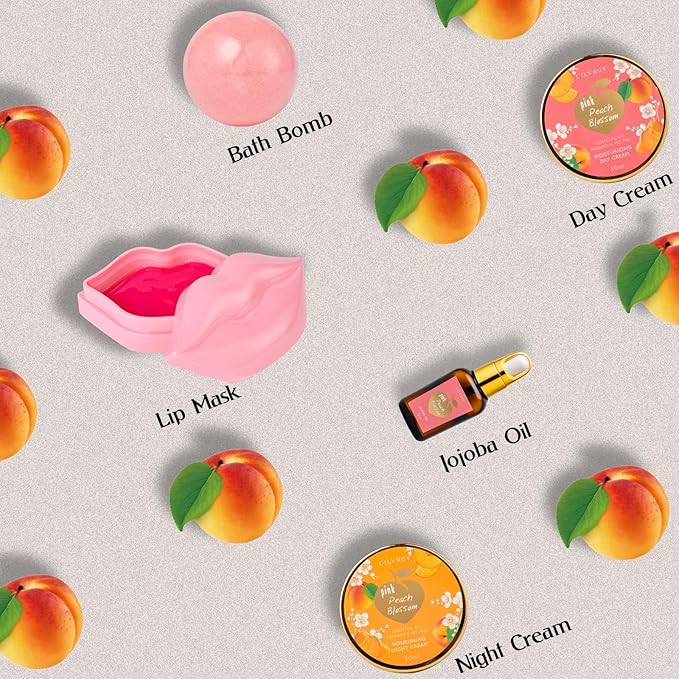 Mothers Day Gifts for Mom - 21-Piece Luxury Bath & Body Gift Basket for Women, Spa Kit for Her, Self Care Kit with Necklace, Diffuser & More | Perfect for Holiday, Christmas, Valentine's Day, Birthday