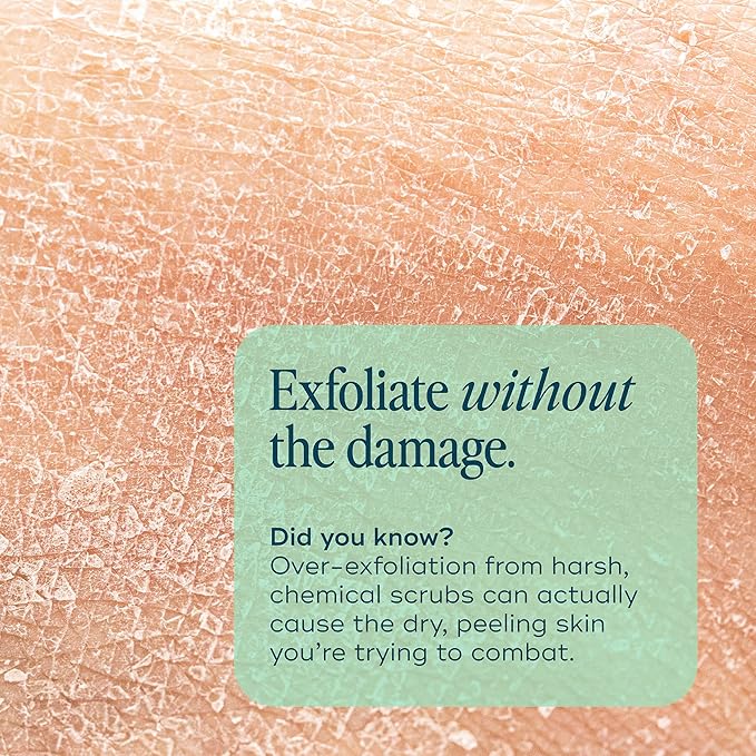 Gentle Body Exfoliator | Hydrating Acid-Based Scrub for Women | With Glycolic Acid, Lactic Acid, Rice Powder & Vitamin E | Smooths, Softens & Evens Tone | pH-Balanced & Vegan, 180ml