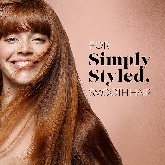 Suave Simply Styled Hair Smoothing Serum – Anti-Frizz Hair Serum, Anti-Humidity, 24H Frizz Control for Smooth & Sleek Hair, 4.75 oz (Pack of 2)