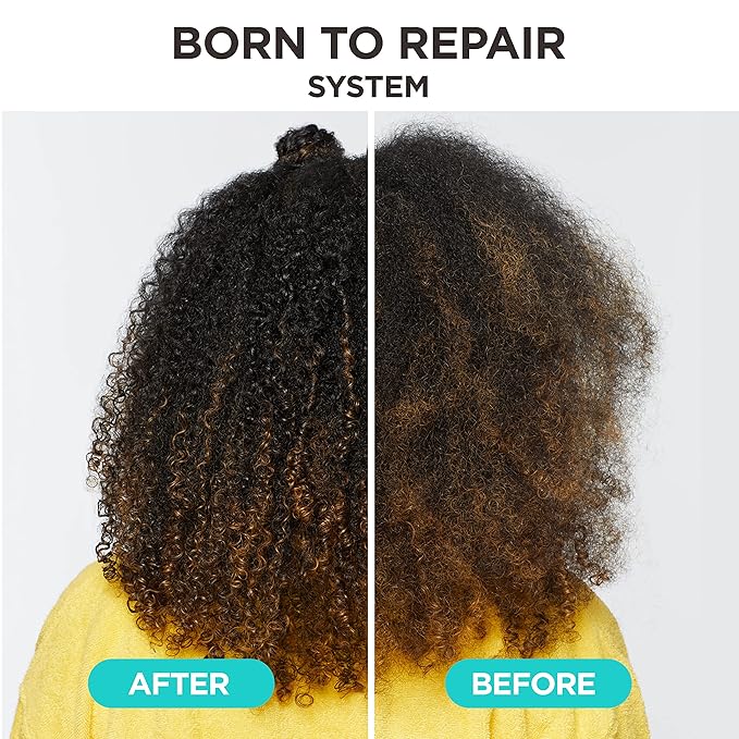 Carol's Daughter Born To Repair 60-Second Moisture Hair Treatment, Hydrating, Detangling Hair Care for Curls with Shea Butter, 6.8 Fl Oz