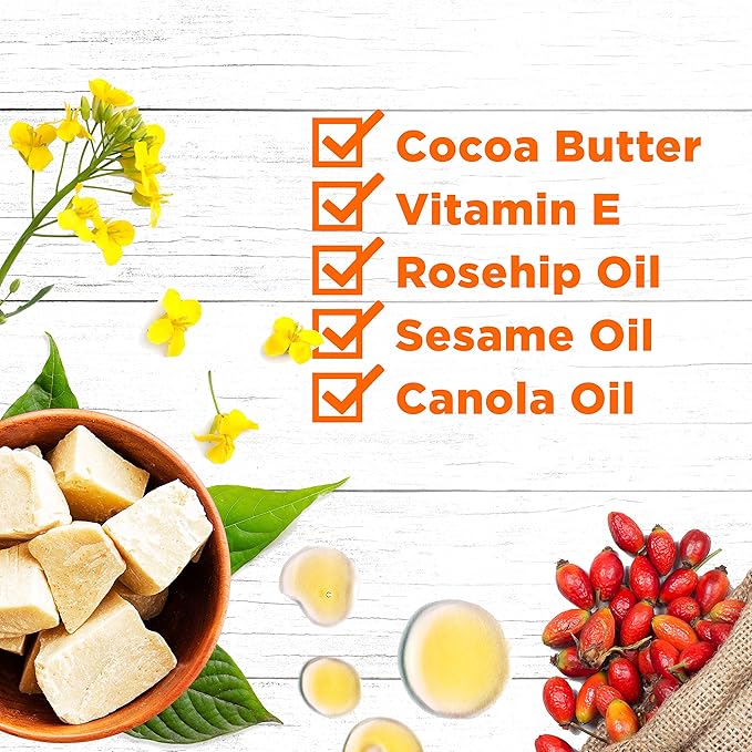 Palmer's Cocoa Butter Formula Skin Therapy Moisturizing Body Oil with Vitamin E, Rosehip Fragrance, 2 Ounces