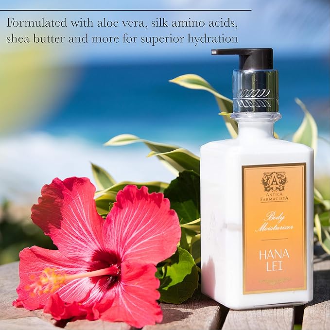 Antica Farmacista Body Moisturizer - Moisturizing Scented Lotion - Premium Body Moisturizer - Luxury Gift for Women & Men - Hand & Skin Hydration - Bergamot & Ocean Aria, 10 Fl Oz