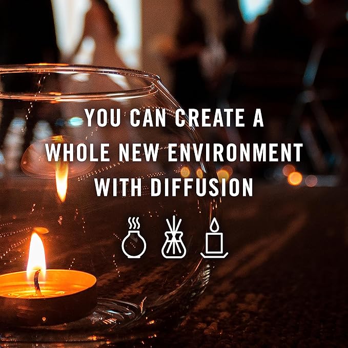 P&J Trading Nature Set of 6 Premium Grade Fragrance Oils - Forest Pine, Ocean Breeze, Rain, Fresh Cut Grass, Sandalwood, Bamboo - 10ml