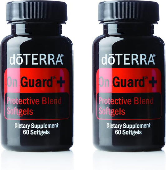 DoTerra On Guard Essential Oil Protective Blend Softgels 60 ct (2 Pack)