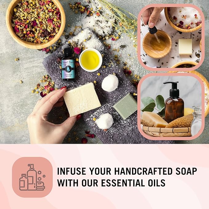 Eternal Essence Oils Flavor Shop Set of 6 Premium Fragrance Oils - Includes Fruity Pebbles Type, Gummy Bear, Strawberry Frappuccino, Cotton Candy, Glazed Donut, and Pink Sugar Scented Oils - 10ML