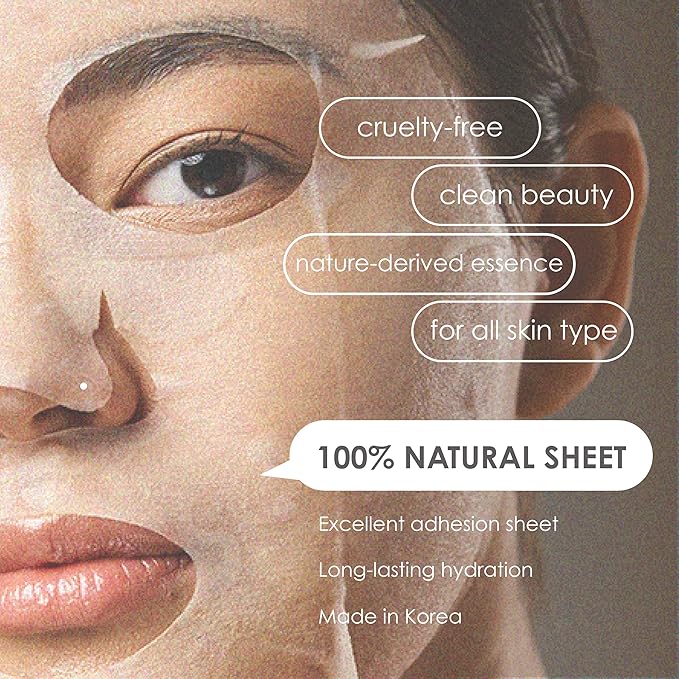 Original Derma Beauty Collagen Face Masks 36 PK Vegan Ultra Moisturizing Face Masks Skincare Sheet Masks Set for Beauty & Personal Care Korean Face Mask (Avocado)
