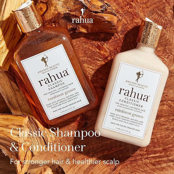 Rahua Classic Hair Conditioner, 9.3 Fl Oz, Moisturizing Organic Conditioner, Natural, Plant Based Derived Ingredients, Palo Santo, For Dry Damaged Hair, Hair Care for Soft & Shiny Hair, Scalp Care